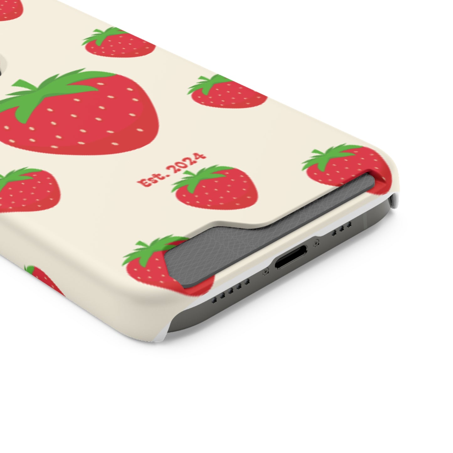 Strawberry Daiquiri Phone Case With Card Holder