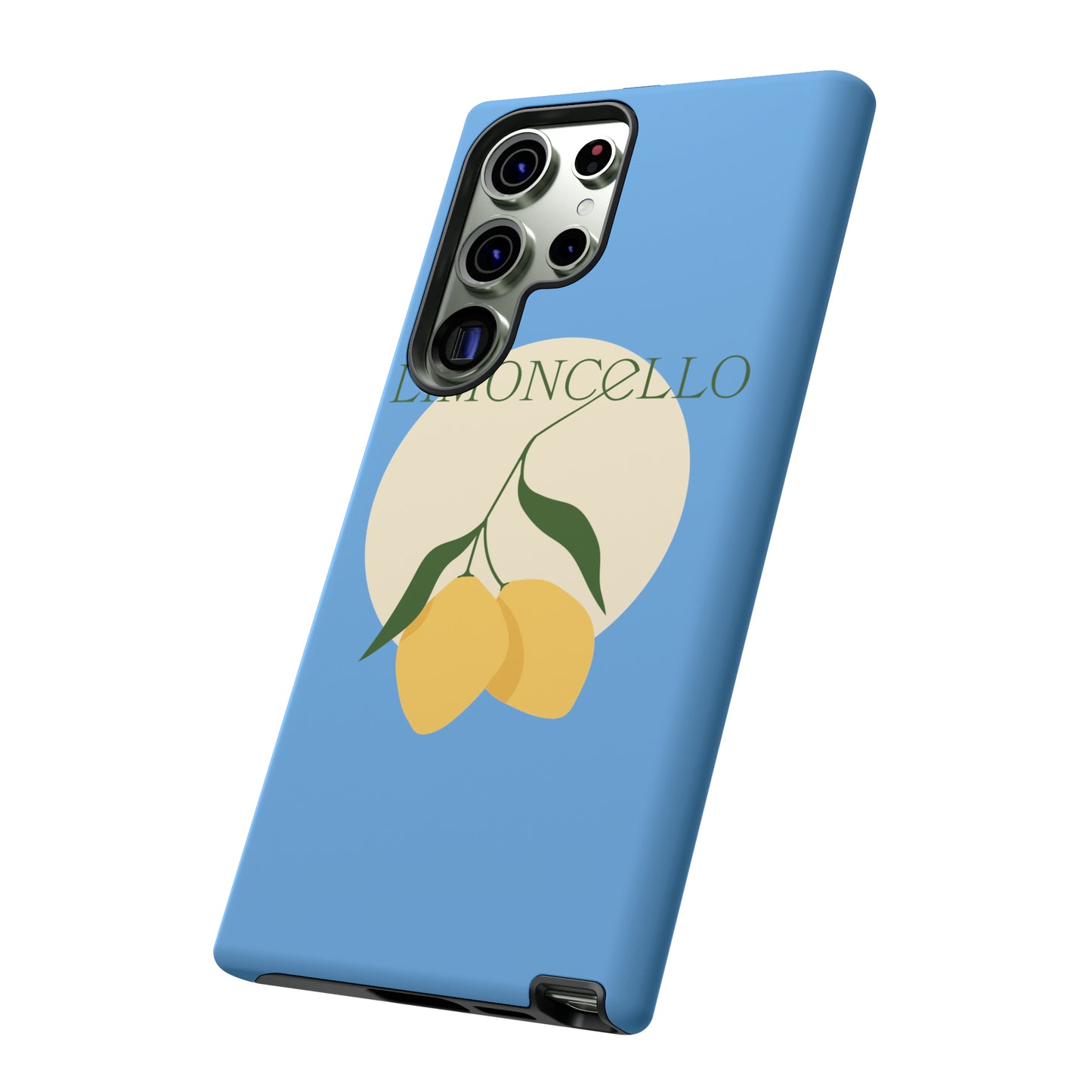 Limoncello Retro Phone Case - Tough Blue