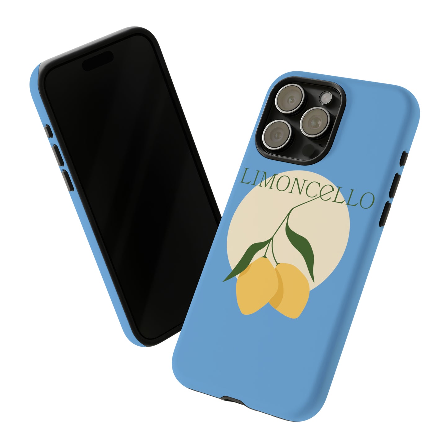 Limoncello Retro Phone Case - Tough Blue