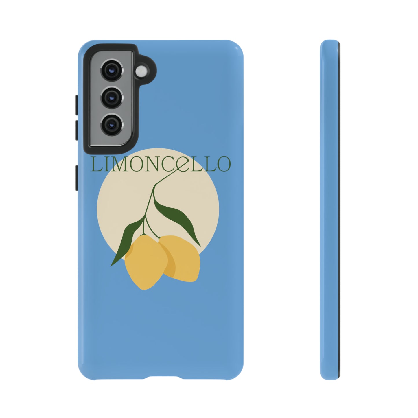 Limoncello Retro Phone Case - Tough Blue