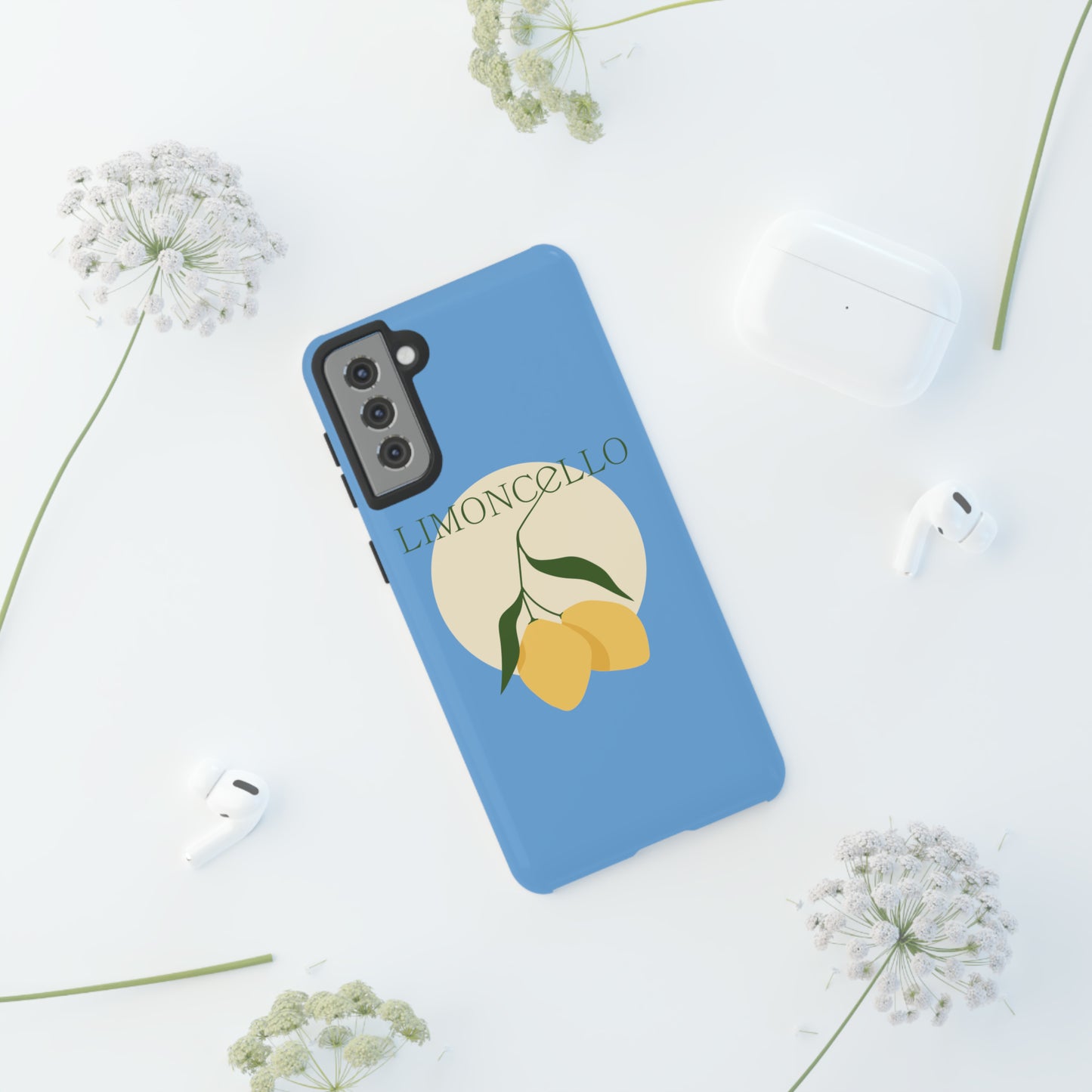 Limoncello Retro Phone Case - Tough Blue