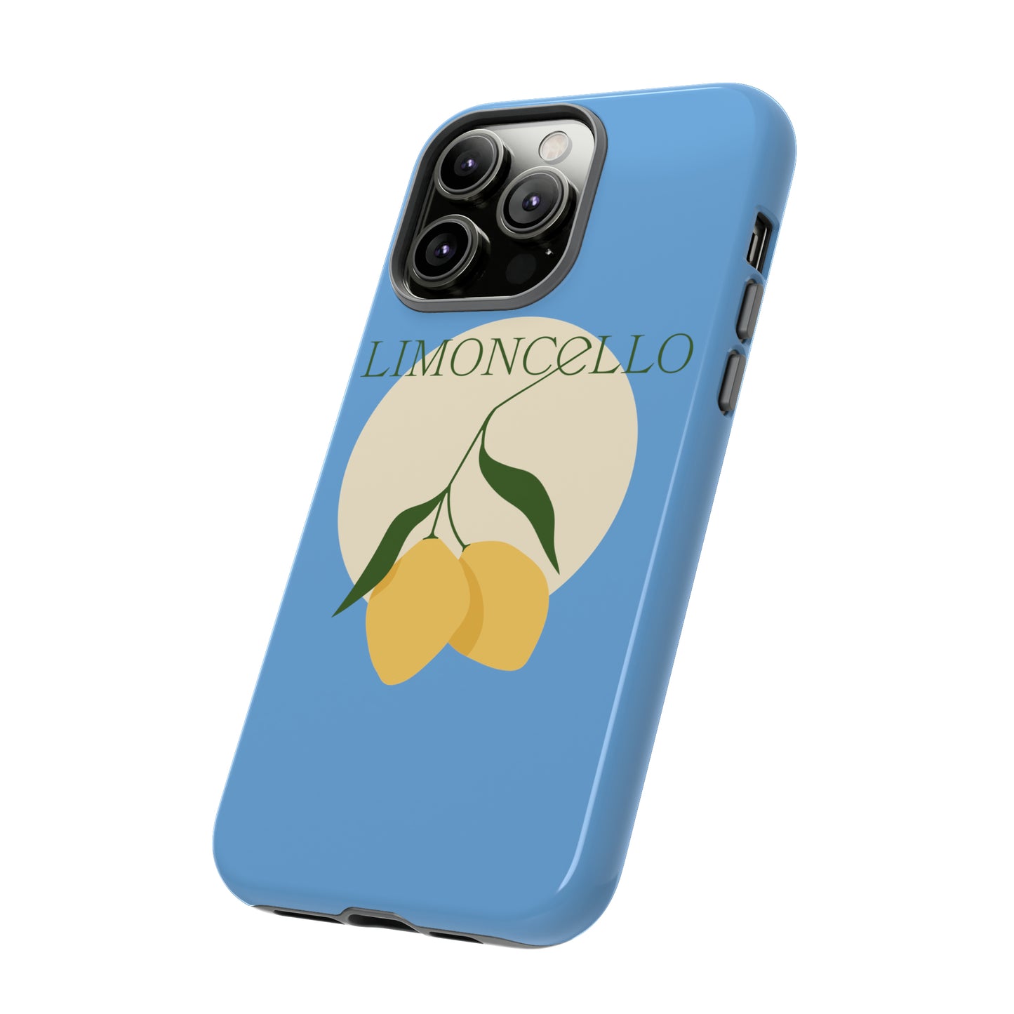 Limoncello Retro Phone Case - Tough Blue