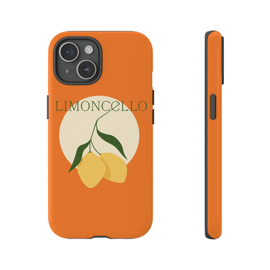 Limoncello Retro Phone Case - Tough Orange