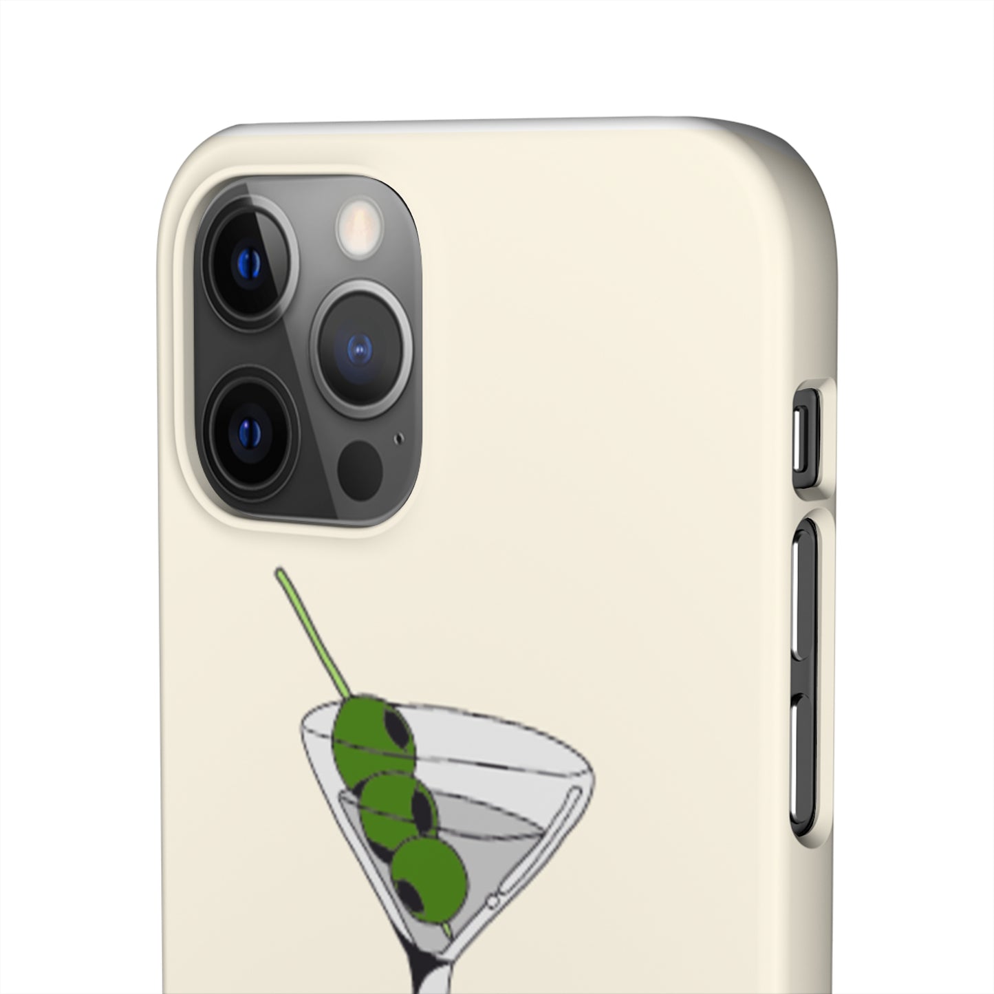 Olive Martini Phone Case with Card Holder