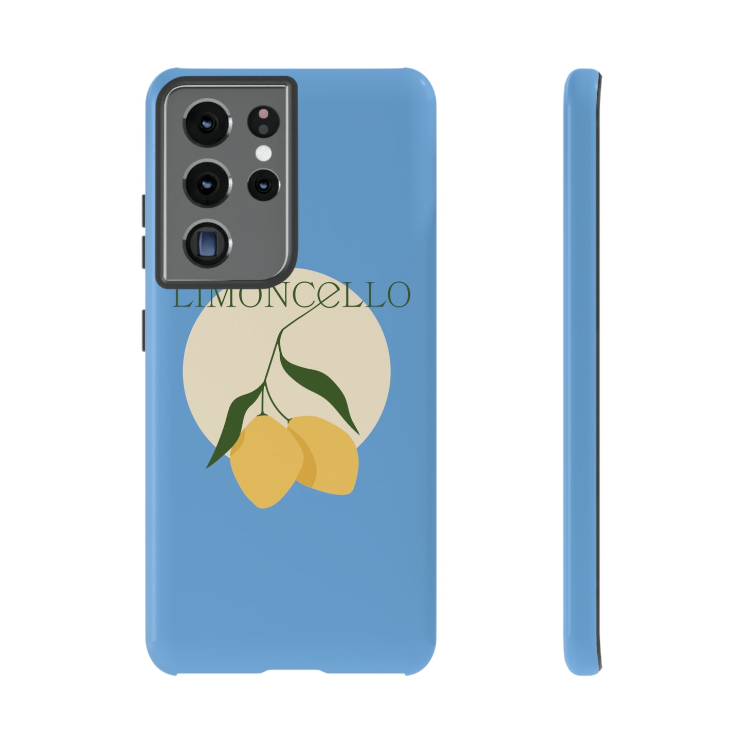 Limoncello Retro Phone Case - Tough Blue