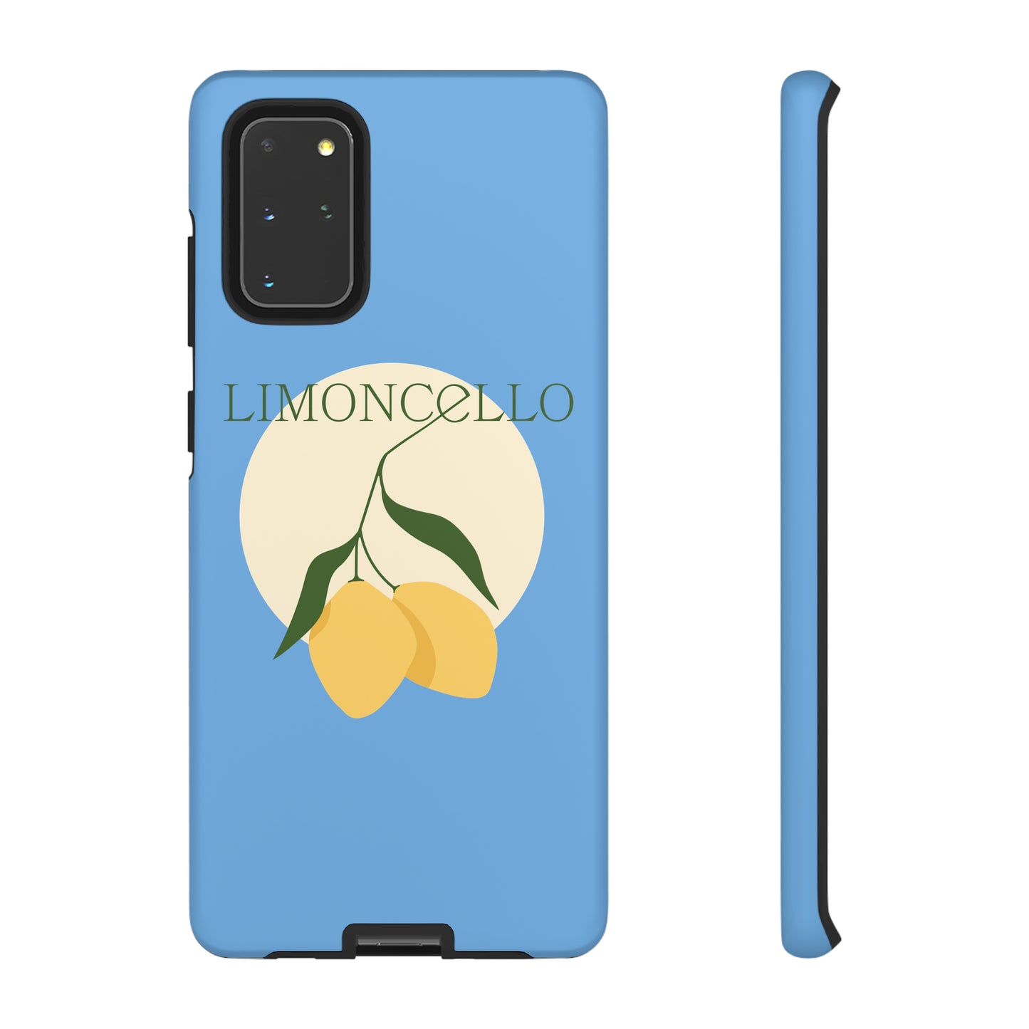 Limoncello Retro Phone Case - Tough Blue