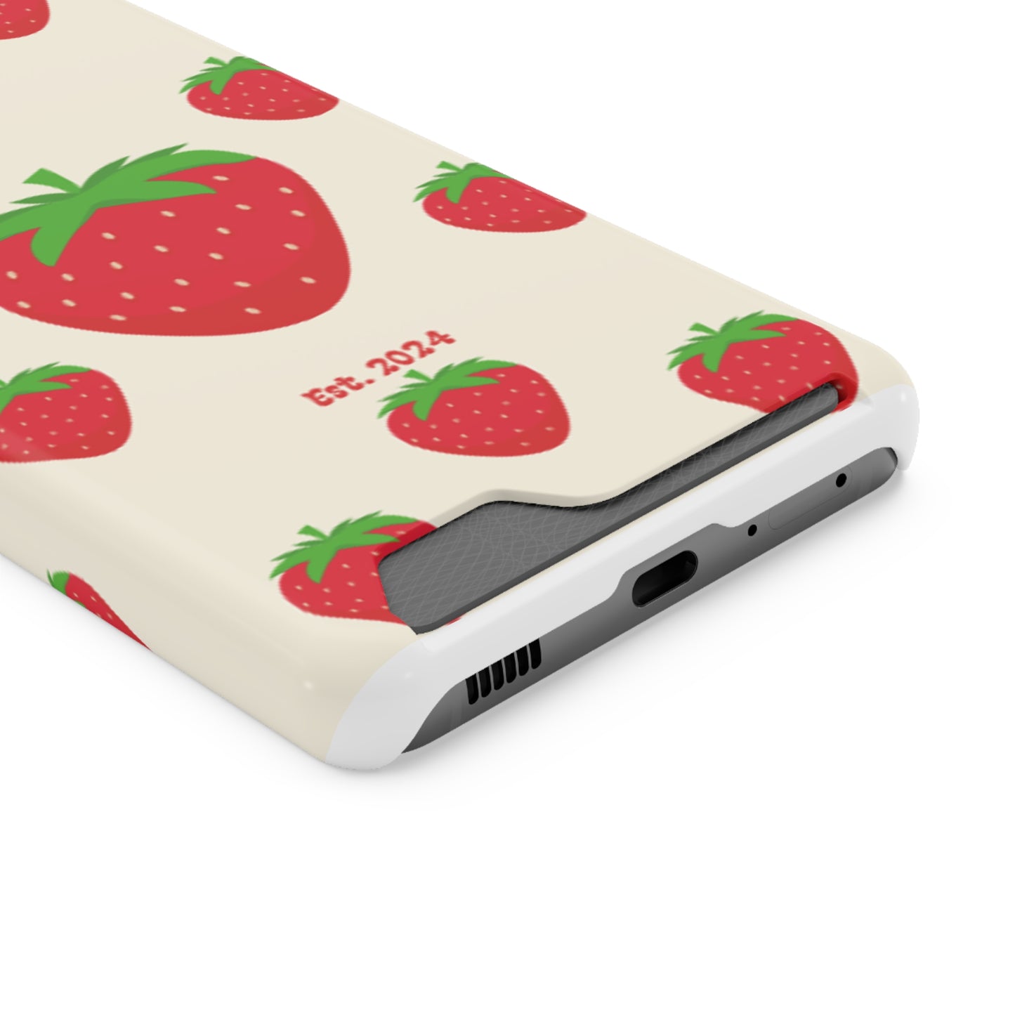 Strawberry Daiquiri Phone Case With Card Holder